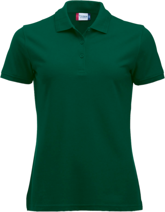 Clique - Manhatten Polo Tee Women - Zielony