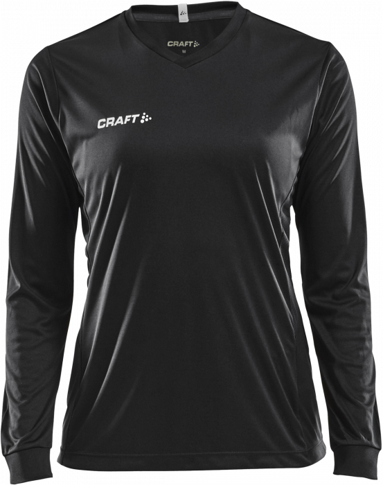 Craft - Squad Go Jersey Solid Ls Woman - Black