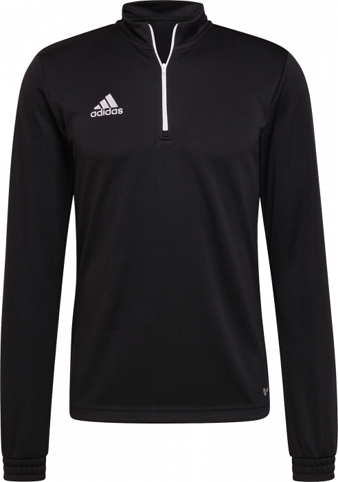 Adidas - Entrada 22 Træning Top With Half Zip Jr - Black & white