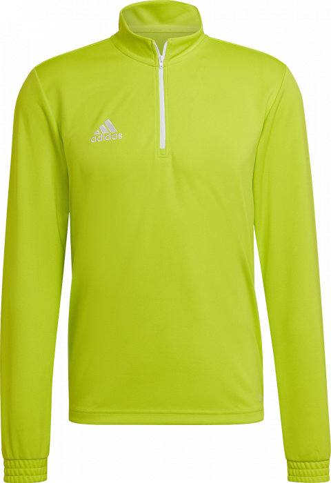 Adidas - Entrada 22 Træning Top With Half Zip - Semi sol & blanco