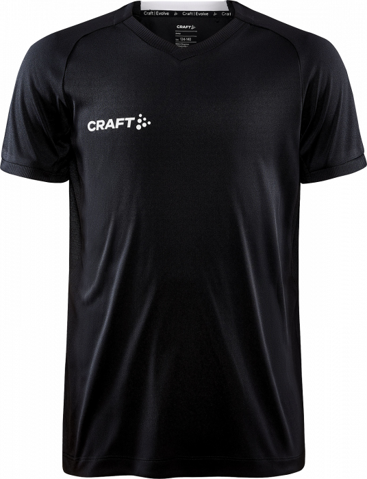 Craft - Progress 2.0 Solid Jersey Junior - Czarny