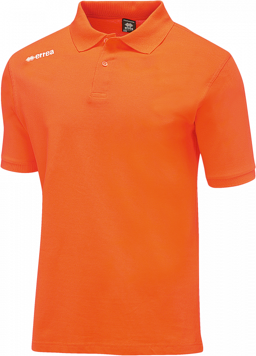 Errea - Team Colours Polo - Orange & branco