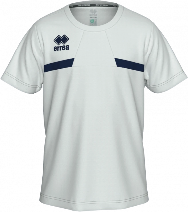 Errea - Mark Player Jersey Jr - White & navy blue