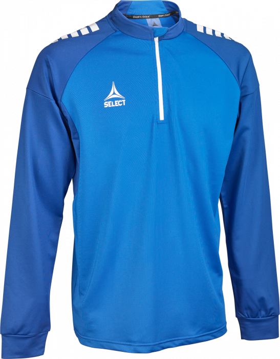 Select - Spain V25 Half-Zip Training Jacket - Azul & branco