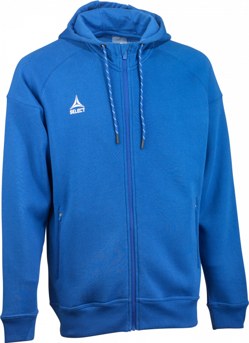 Select - Oxford V25 Hoodie W. Zip - Blau