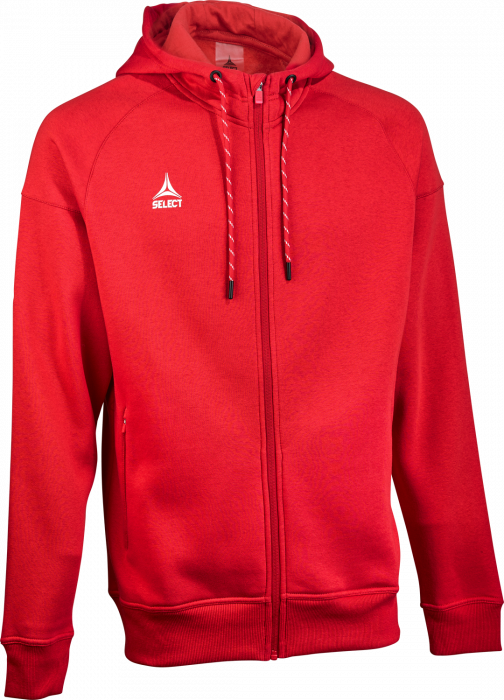 Select - Oxford V25 Hoodie W. Zip - Rot